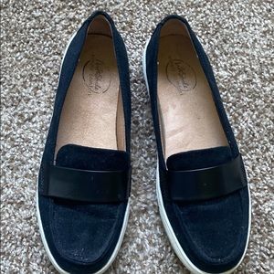Black Slip On Loafers